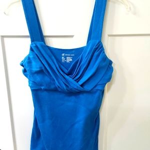 Beautiful turquoise top by INC International Concepts.  Sexy & flattering. Lrg